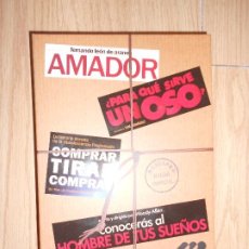 Cine: AMADOR + PARA QUE SIRVE UN OSO + COMPRAR TIRAR COMPRAR - CONOCERAS AL HOMBRE DE TUS SUEÑOS - 4 DVDS. Lote 206470745