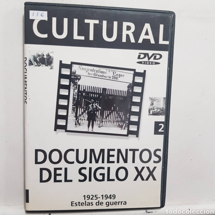 Cinema: DVR.116 documentos del siglo XX 1925 1949 escenas de guer DVD METIDO EN SLIM CON SLICOVER RECORTADO