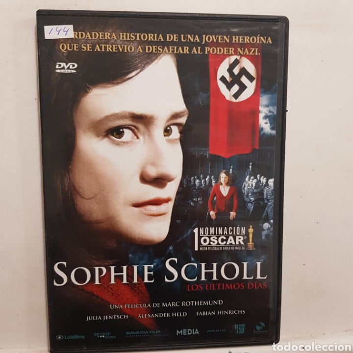 Cine: DVR.144 sophie scholl DVD METIDO EN SLIM CON SLICOVER RECORTADO