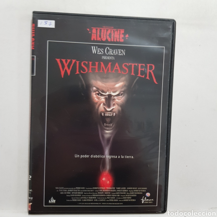 Cinema: DVR.157 wishmaster DVD METIDO EN SLIM CON SLICOVER RECORTADO