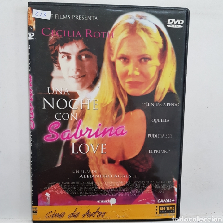 Cine: DVR.213 una noche con sabrina love DVD METIDO EN SLIM CON SLICOVER RECORTADO