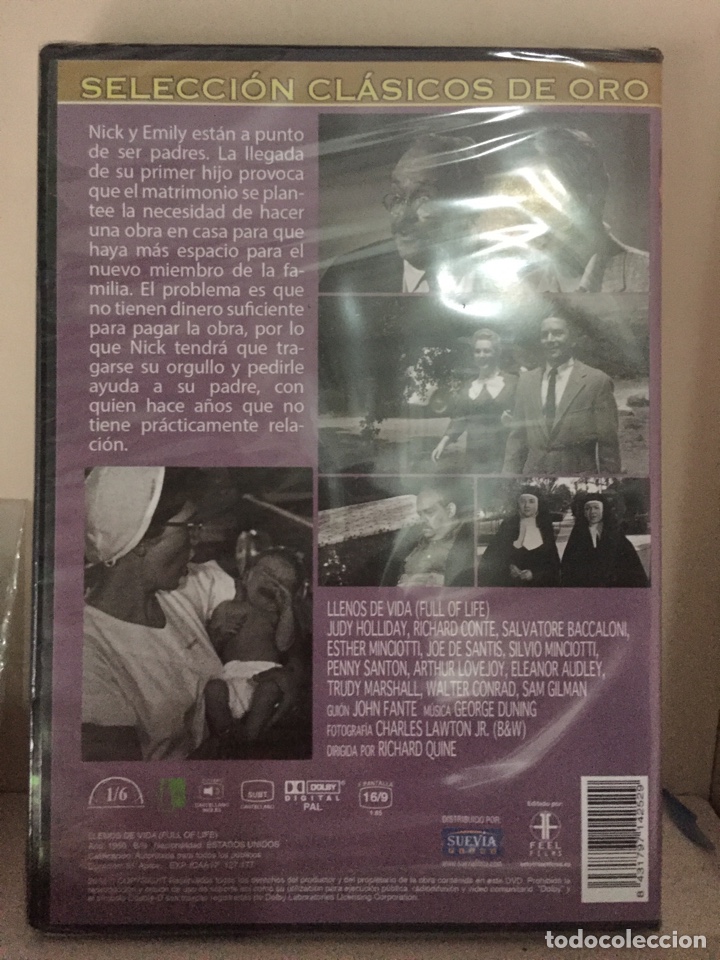 Cine: LLENOS DE VIDA [ DVD ] - Precintado - - Foto 2