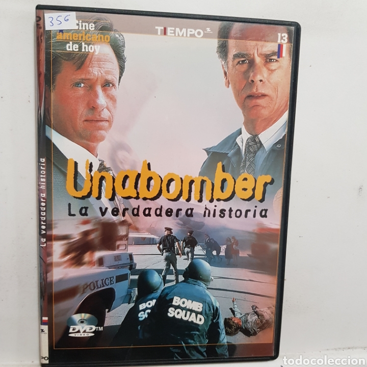 Cine: DVR.356 unabomber &nbsp; DVD METIDO EN SLIM CON SLICOVER RECORTADO