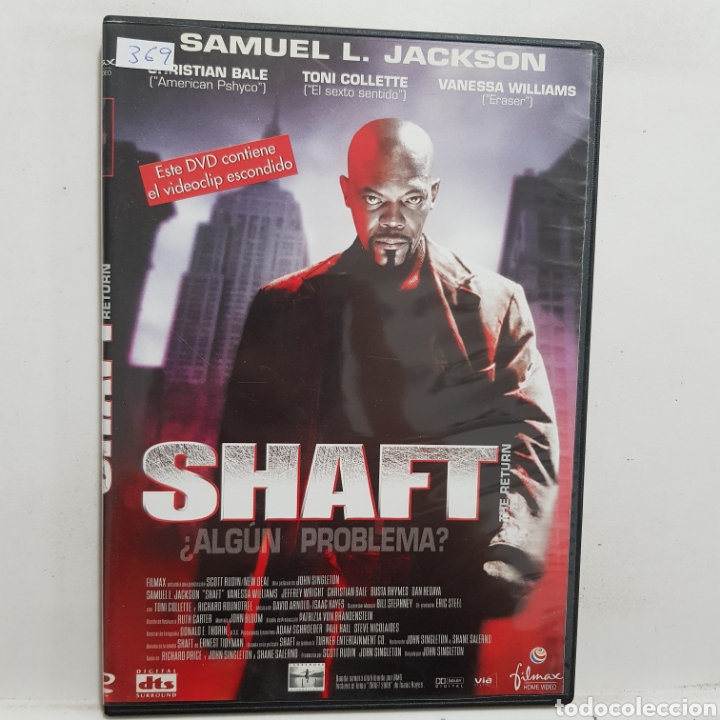 Cinema: DVR.369 shaft DVD METIDO EN SLIM CON SLICOVER RECORTADO