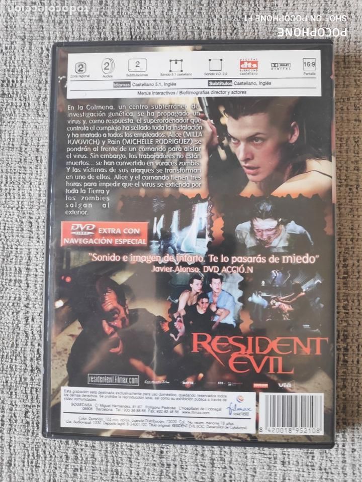 Cine: RESIDENT EVIL EDICION LIMITADA 2 DVD - Foto 2