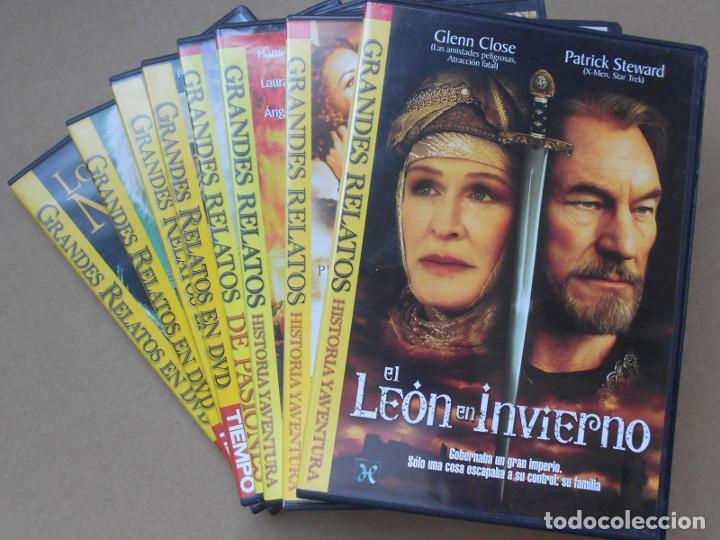 Cine: LOTE DE 8 PELICULAS EN DVD GRANDES RELATOS - TIEMPO