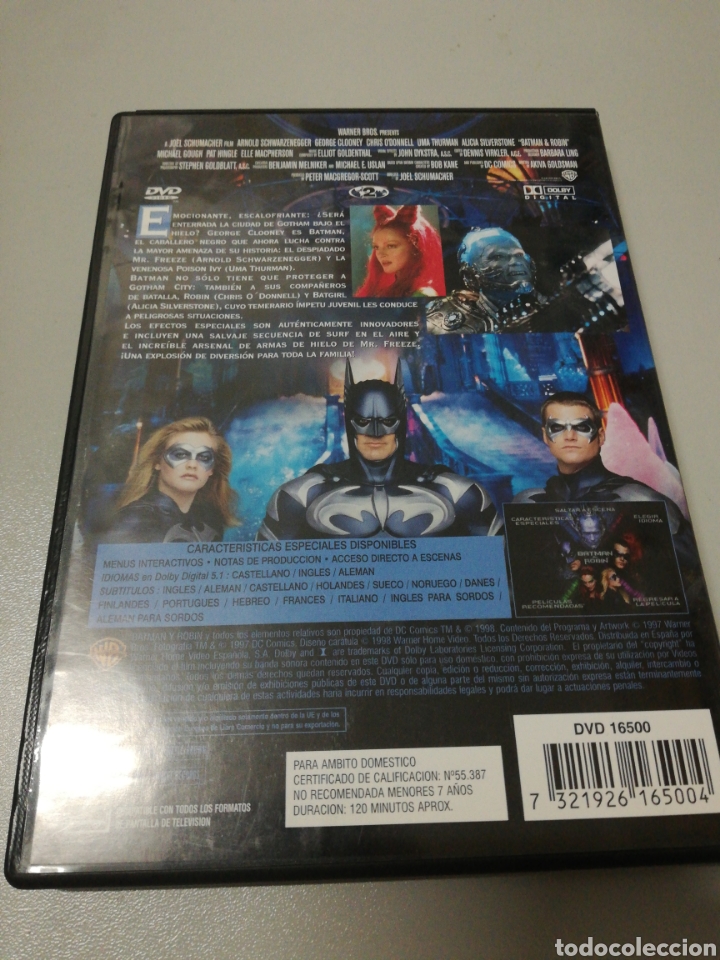Cine: Batman y Robin dvd -132 - Foto 2