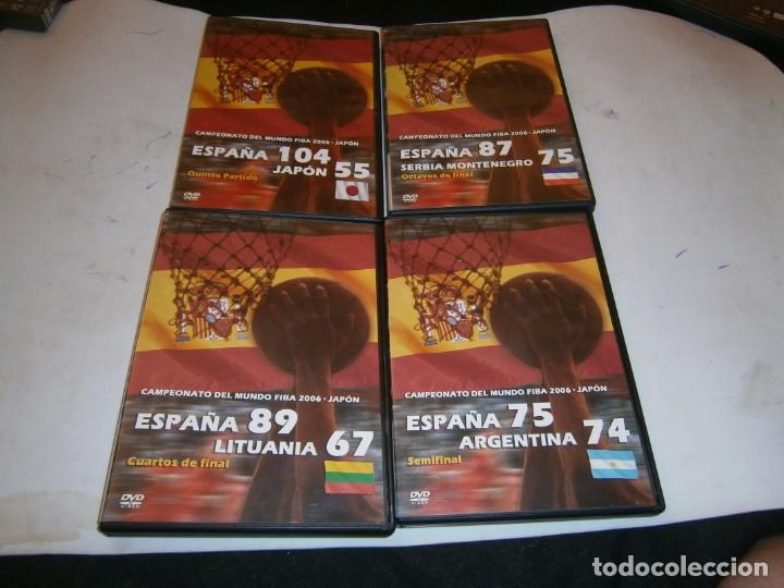 Cine: CAMPEONATO DEL MUNDO BALONCESTO FIBA 2006 JAPON COMPLETO LOS 9 PARTIDOS DE ESPA&Ntilde;A