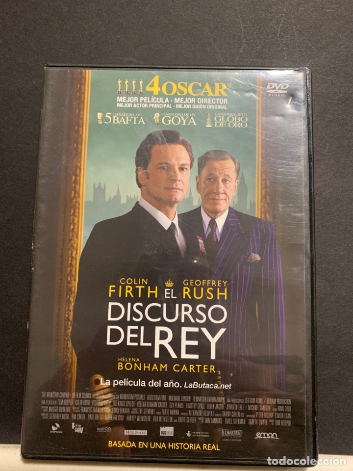 Cinema: (S38) EL DISCURSO DEL REY ( dvd Segunda mano )