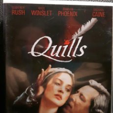 Cinema: QUILLS - DVD - DESCATALOGADA - KATE WINSLET - MICHAEL CAINE - JOAQUIN PHOENIX - NO USO CORREOS. Lote 207614582