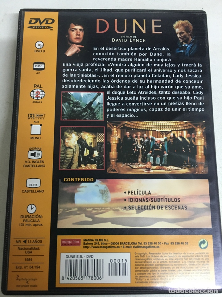 Cine: DVD DUNE - Foto 3
