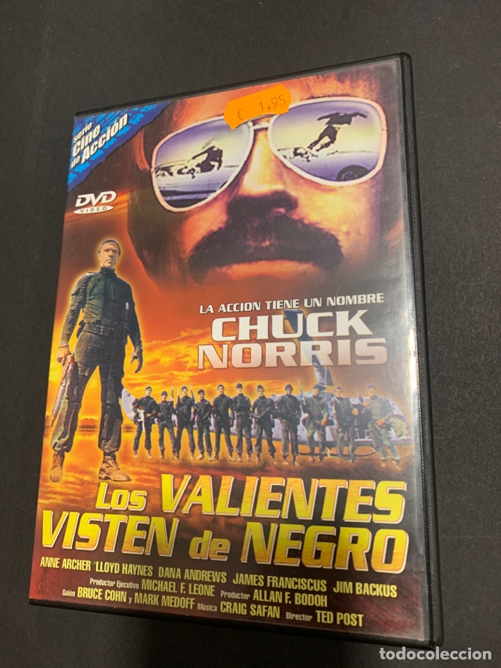 Cin&eacute;ma: (S289) LOS VALIENTES VISTEN DE NEGRO ( dvd Segunda mano )