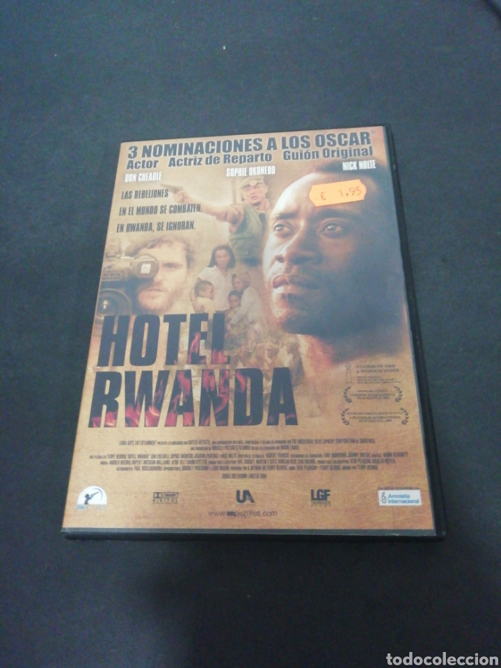 Cinema: S324- hotel rawanda -DVD SEGUNDA MANO