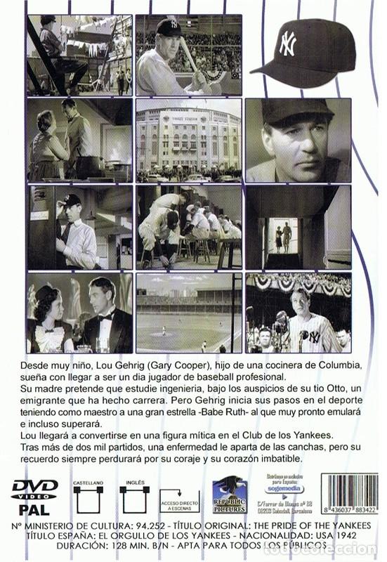 Cine: EL ORGULLO DE LOS YANKEES GARY COOPER - Foto 2
