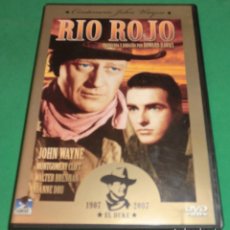 Cine: DVD RIO ROJO / JOHN WAYNE ( CENTENARIO JOHN WAYNE) (UN SOLO PASE) DE COLECCIONISTA (5 SEGUIMIENTOS). Lote 208021135