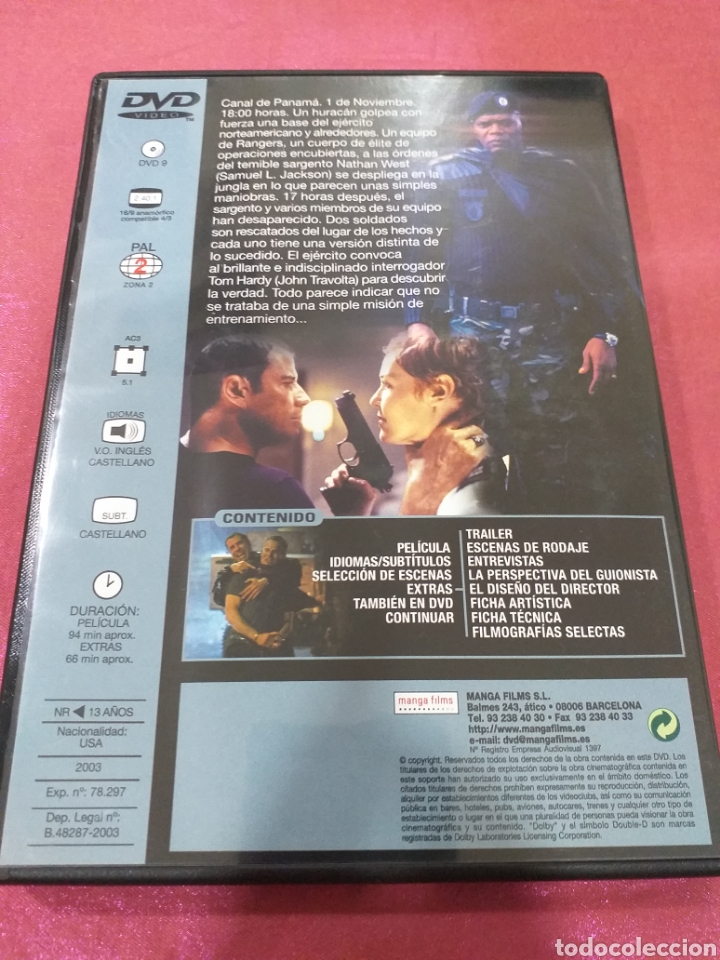 Cine: DVD Basic - John Travolta - Samuel L. Jackson - Foto 2