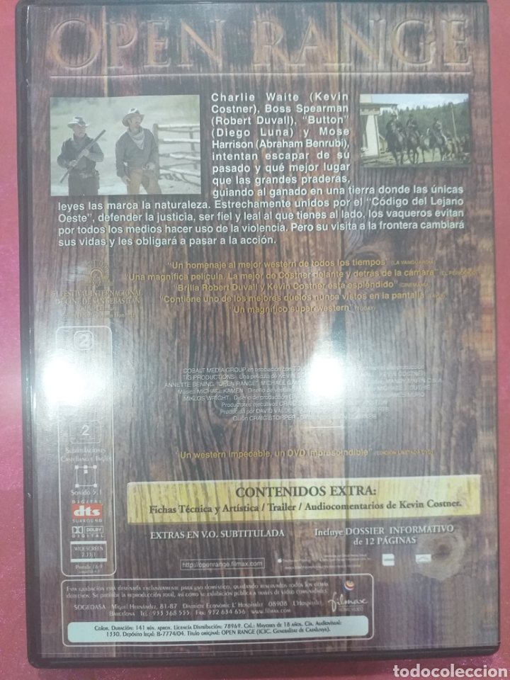Cine: DVD Open Range - Kevin Costner - Foto 2