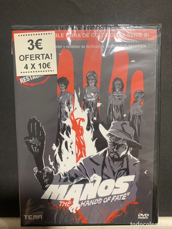 Cine: ND73 MANOS THE HANDS OF FATE ( dvd nuevo a estrenar )