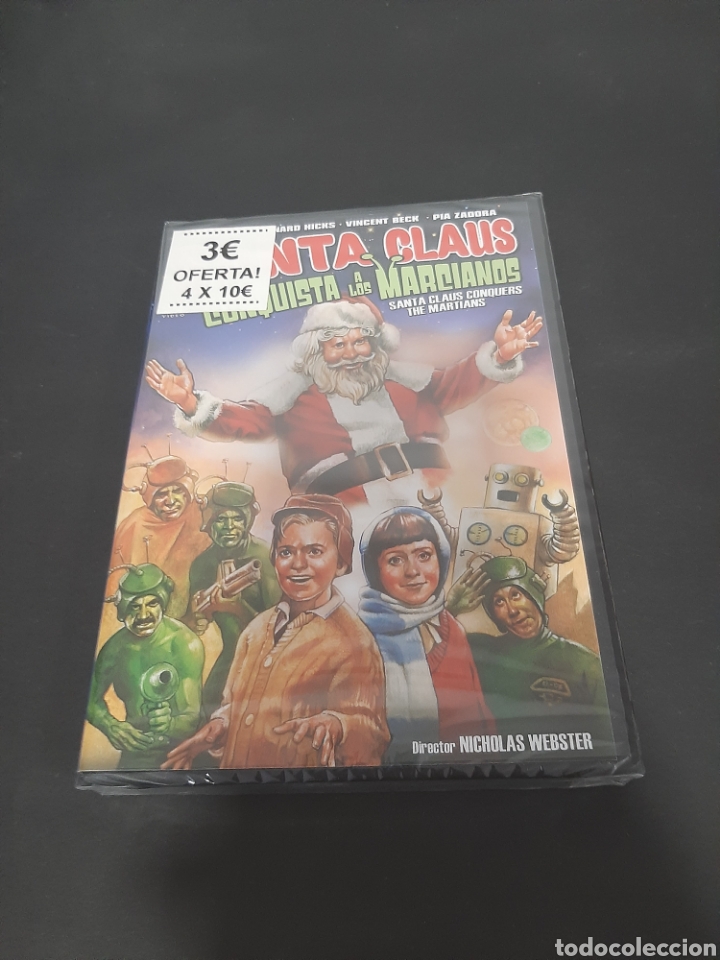 Cinema: ND76 Santa Claus conquista a los marcianos - DVD NUEVO A ESTRENAR