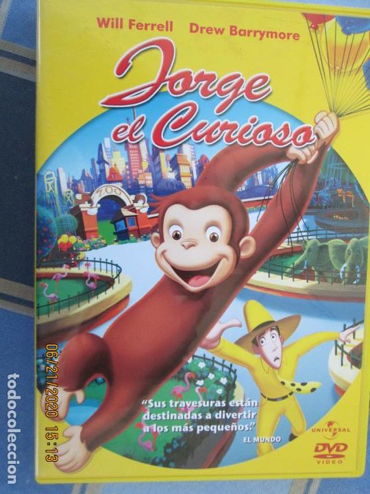 Cine: JORGE EL CURIOSO , WILL FERRELL DREW BARRYMORE -