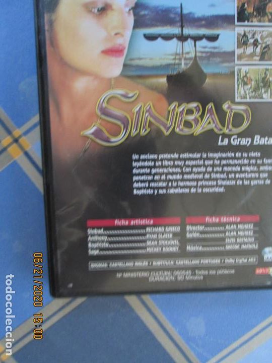 Cine: SINBAD , LA GRAN BATALLA DVD - Foto 3