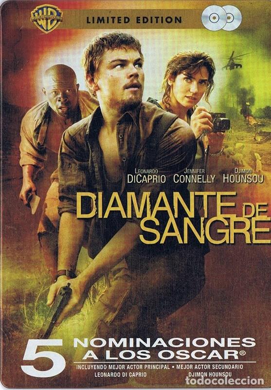Cinema: DIAMANTE DE SANGRE LEONARDO DICAPRIO ( ESTUCHE MET&Aacute;LICO)