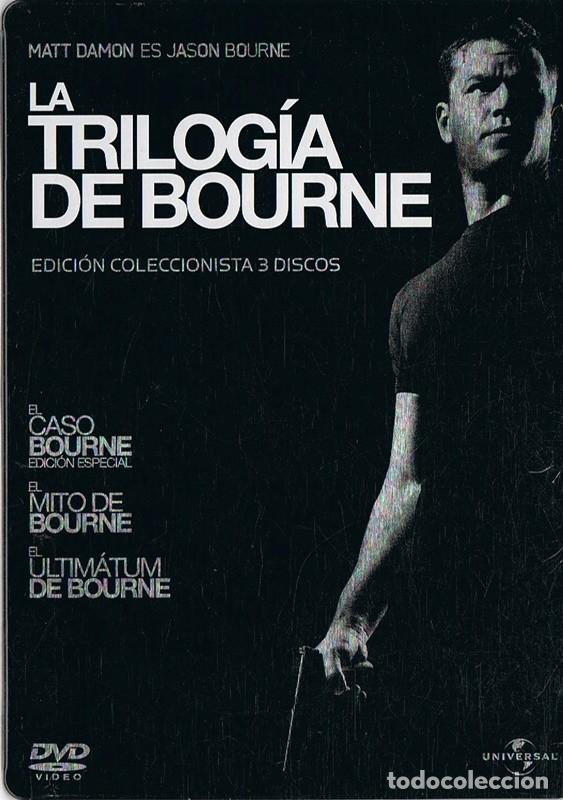 Cinema: LA TRILOG&Iacute;A DE BOURNE EDICI&Oacute;N COLECCIONISTA 3 DISCOS ( ESTUCHE MET&Aacute;LICO)