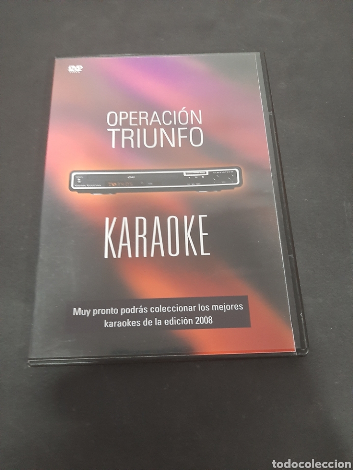 Cinema: DVS7 Operaci&oacute;n Triunfo karaoke -dvd segunda mano tapa fina