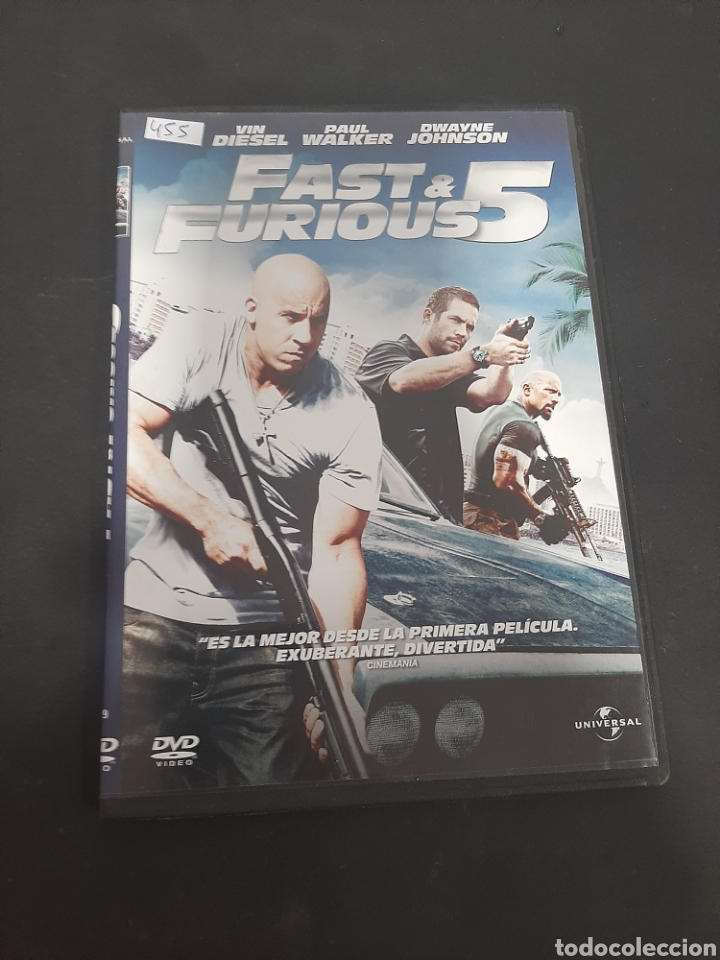 Cinema: DVR. 455 a todo gas 5 ‐DVD METIDO EN SLIM CON SLICOVER RECOR