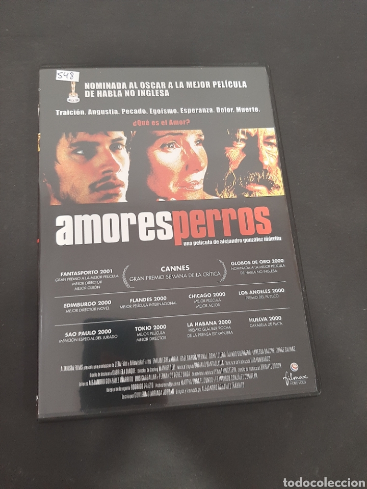 Cin&eacute;ma: DVR. 548 Amores Perros ‐DVD METIDO EN SLIM CON SLICOVER RECOR
