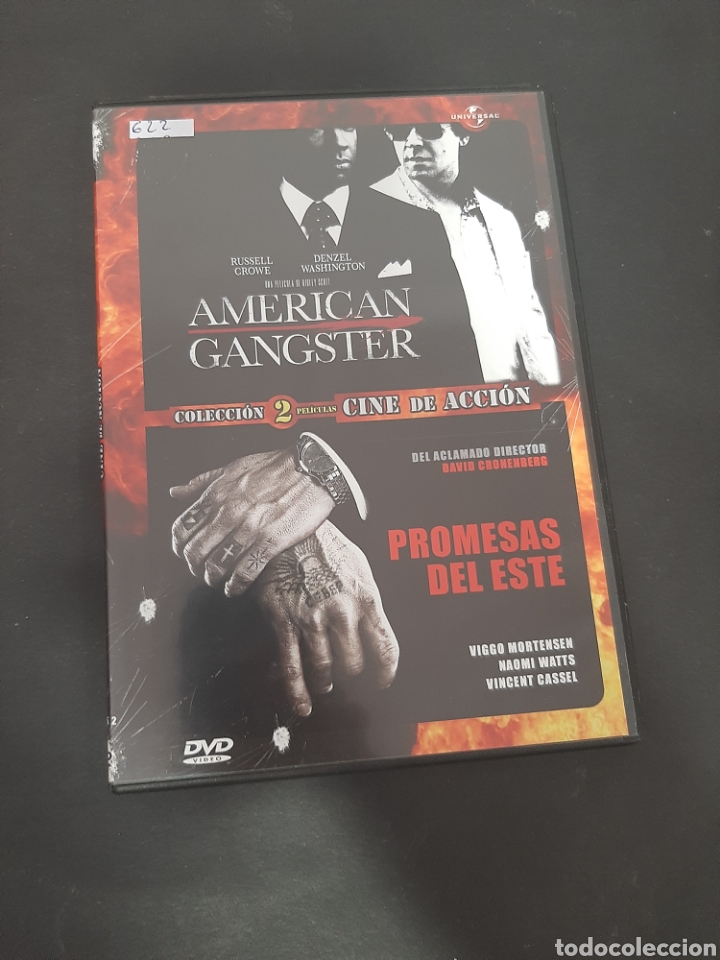 Cinema: DVR. 622 American Gangster y Promesas del Este ‐DVD METIDO EN SLIM CON SLICOVER RECOR