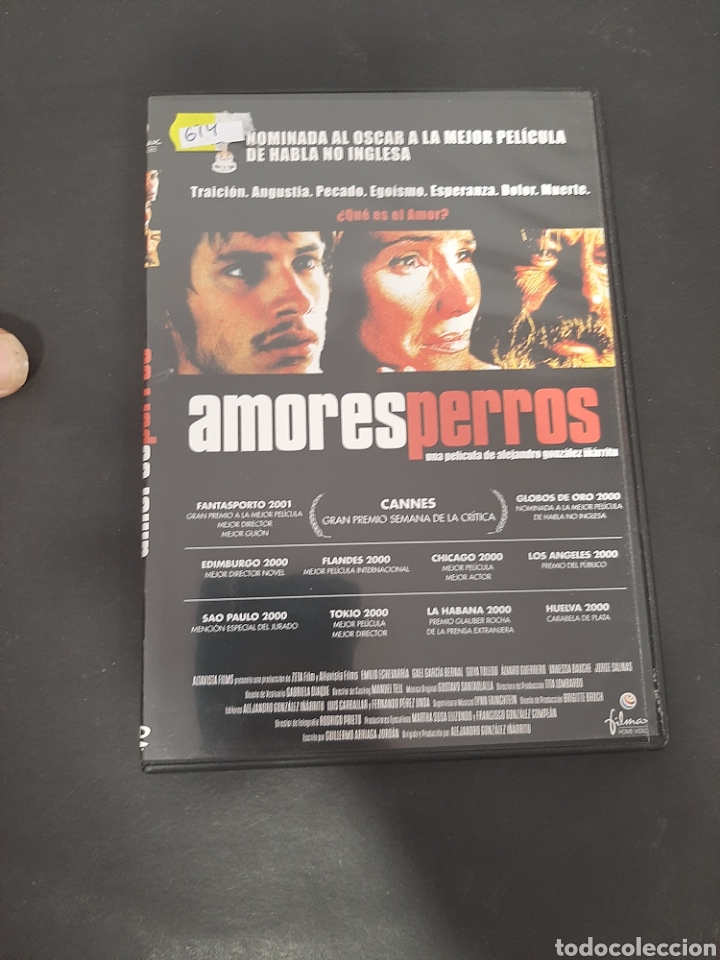 Cine: DVR. 614 Amores Perros ‐DVD METIDO EN SLIM CON SLICOVER RECOR