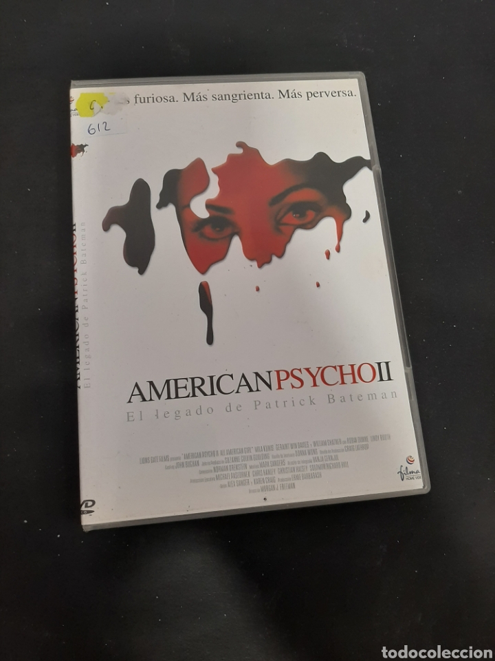 Cine: DVR. 612 American Psycho 2 ‐DVD METIDO EN SLIM CON SLICOVER RECOR