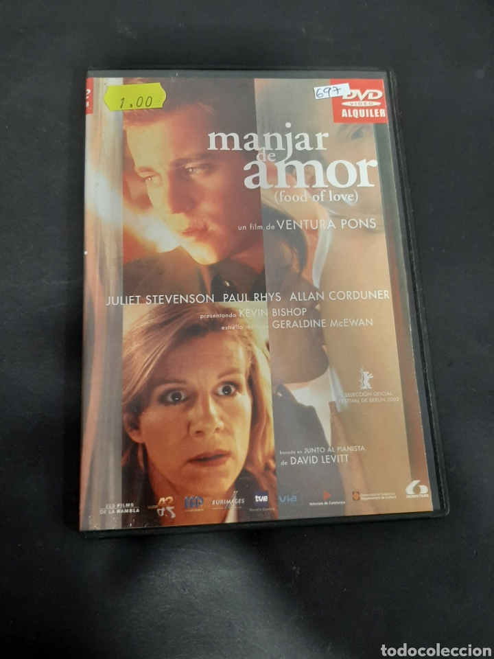 Cinema: DVR. 697 manjar de amor ‐DVD METIDO EN SLIM CON SLICOVER RECOR