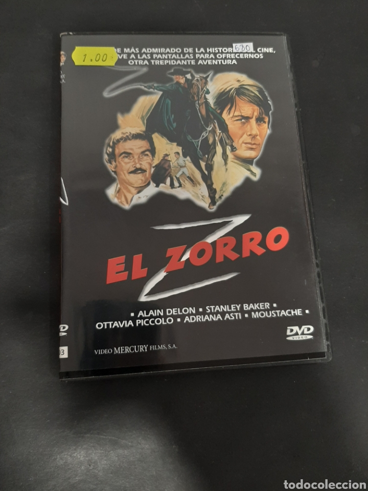 Cinema: DVR. 680 el zorro ?DVD METIDO EN SLIM CON SLICOVER RECOR