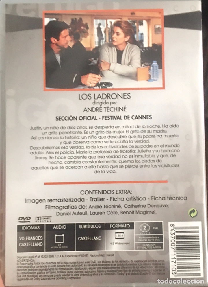 Cine: Los Ladrones DVD Andr&eacute; Techin&eacute; - Foto 2