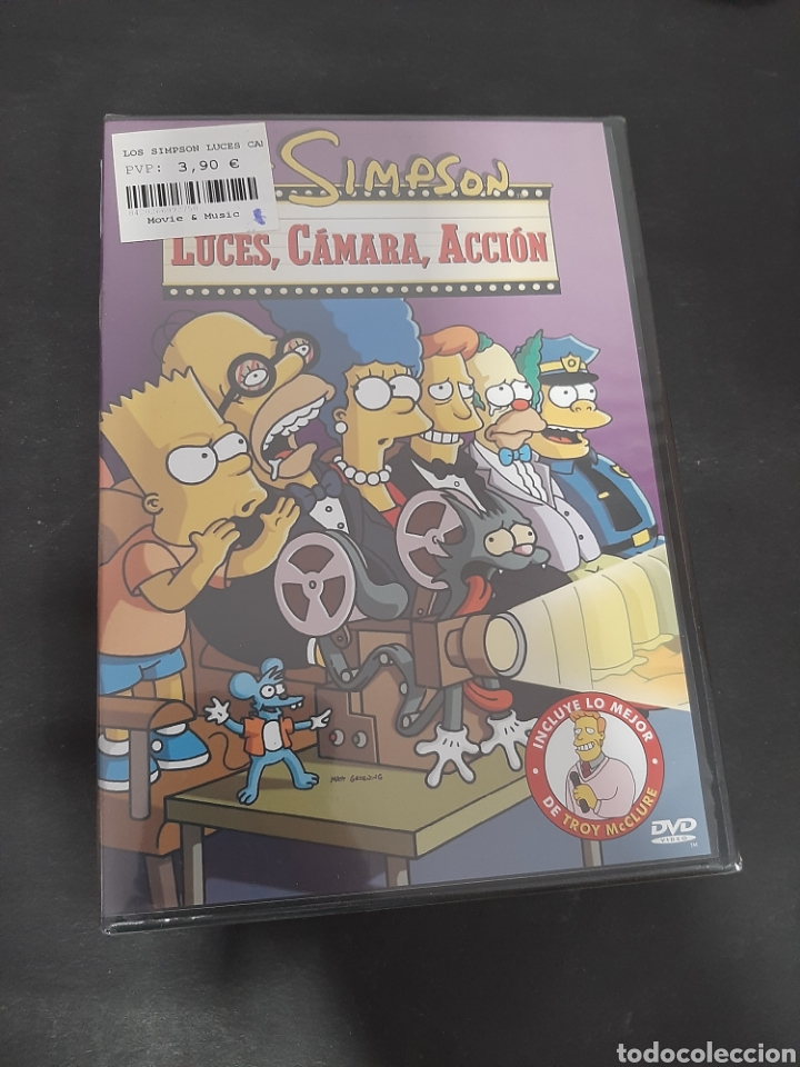 Cinema: ND91los Simpson luces c&aacute;mara acci&oacute;n -DVD NUEVO A ESTRENAR PRECINTADO