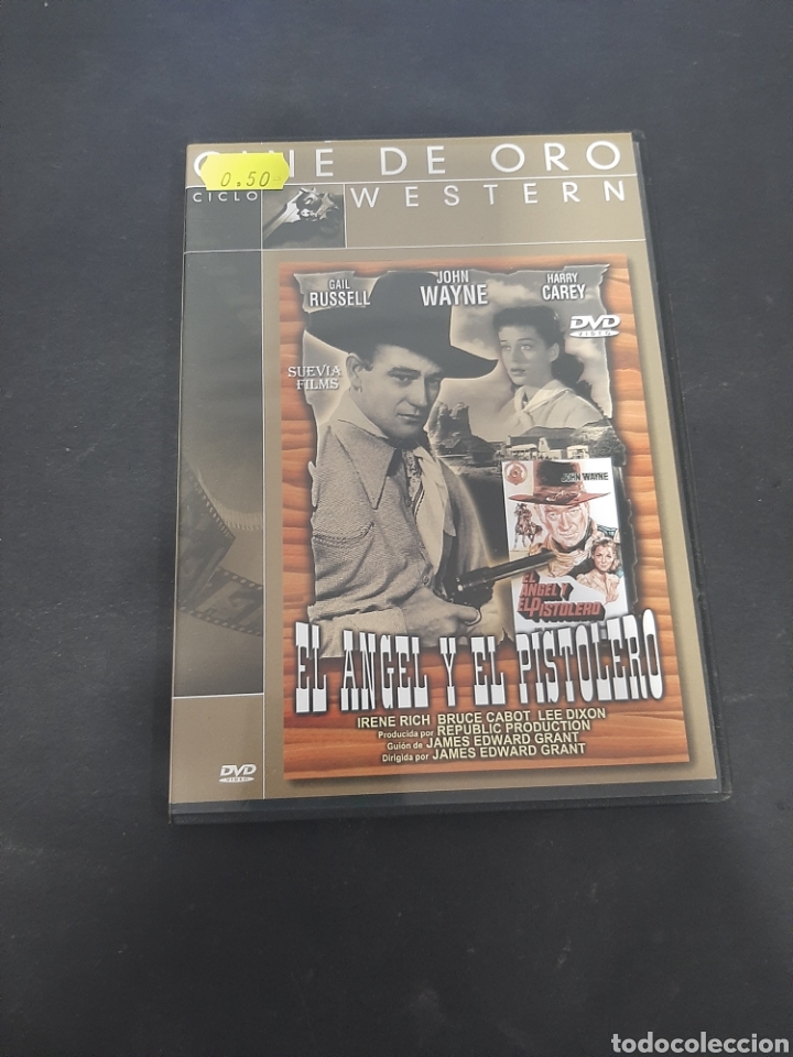 Cinema: Dvs2 el &aacute;ngel y el pistolero -dvd segunda mano tapa fina