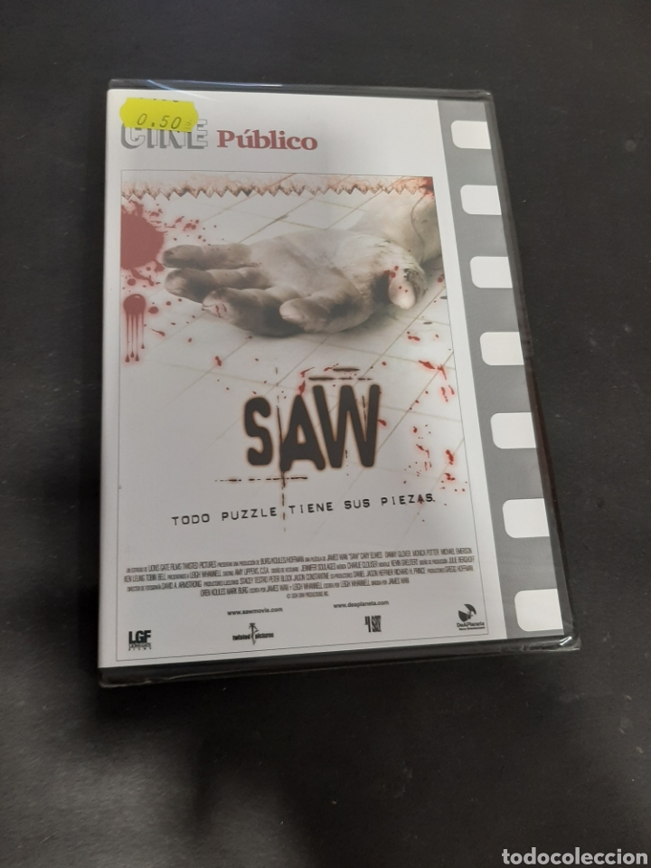 Kino: DVS13 saw-dvd segunda mano tapa fina