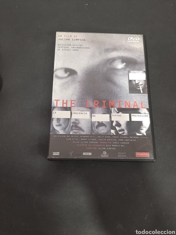 Cinema: V 118 &nbsp;&nbsp;&nbsp; the criminal -DVD segundamano procedencia video club