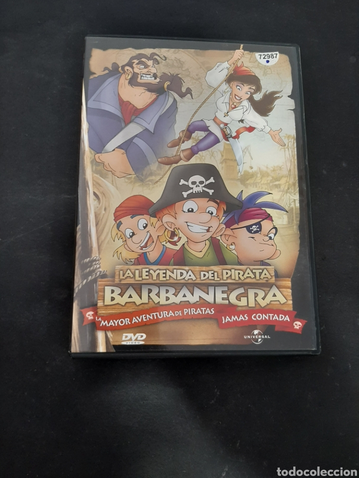Cinema: V 134 la leyenda del pirata Barbanegra -DVD segundamano procedencia video clu