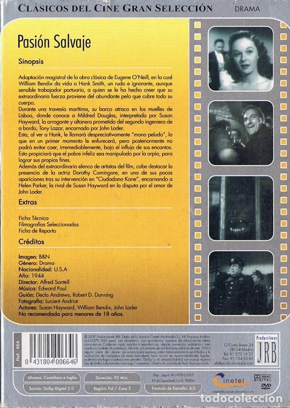 Cine: PASI&Oacute;N SALVAJE WILLIAM BENDIX - Foto 2