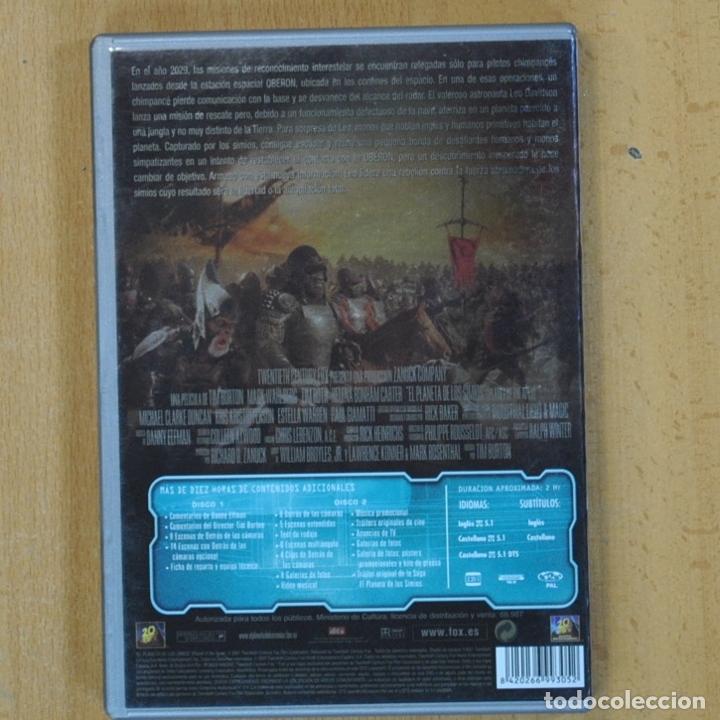 Cine: EL PLANETA DE LOS SIMIOS - DVD - Foto 2