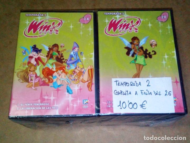 Cine: Vendo Colecci&oacute;n Temporada 2 Serie Animada en DVD (Wins Club) 10 DVD&acute;s (Falta el n&ordm; 26).