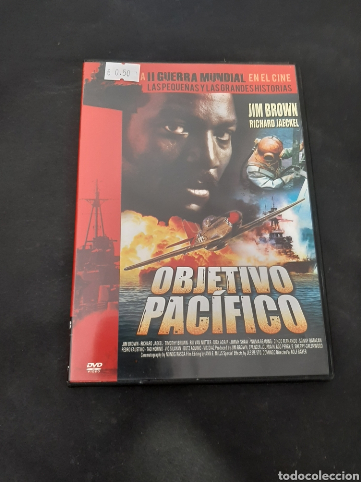 Cine: DVS16 objetivo Pac&iacute;fico &nbsp;&nbsp; -DVD SEGUNDA MANO tapa fina