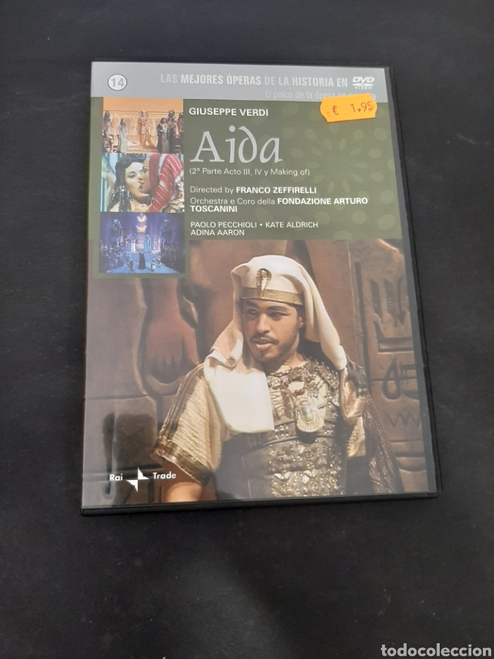 Cin&eacute;ma: DVS16 A&iacute;da segunda parte Acto 3 &nbsp;&nbsp; -DVD SEGUNDA MANO tapa fina