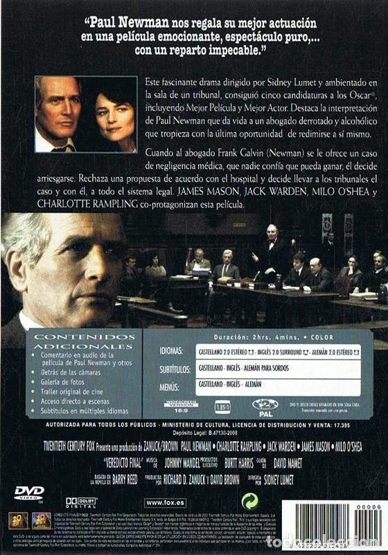 Cine: VEREDICTO FINAL PAUL NEWMAN - Foto 2