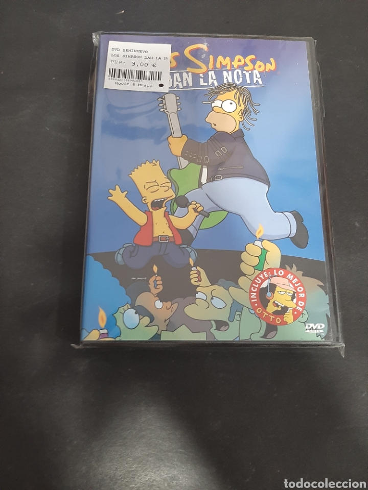 Cin&eacute;ma: S492 los Simpson dan la nota -DVD SEGUNDA MANO PERO COMO NUEvo