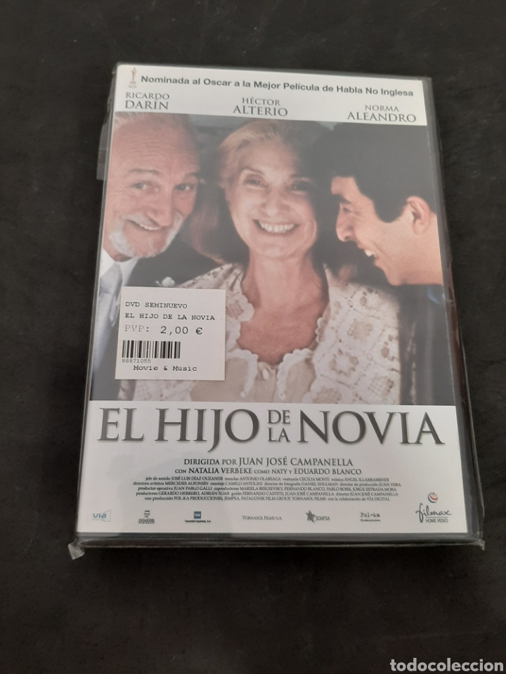 Cin&eacute;ma: S137 El hijo de la novia -DVD SEGUNDA MANO PERO COMO NUEv