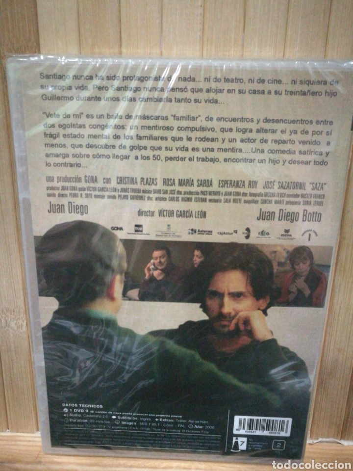 Cine: VETE DE MI - DVD - PRECINTADO - Foto 2